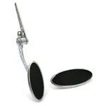 Oval Firewall Mount Gas Pedal, Lg Brake Pad Chromed Billet ASC7AD67. Fixed Price $159.95.