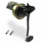 Universal 7 Power Brake Pedal Kit Xt Firewall Disc/drum Large Chrome Oval Pad. Fixed Price $509.95.