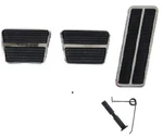 68-72 Corvette Clutch Brake & Gas Pedal Pad W/ Stainless Trim (pin Spring). Fixed Price $37.99.