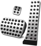 Gas Brake Pedal Cover Non Slip Drilled Aluminum C/e/s/glk/slk/cls/sl. Fixed Price $23.56.