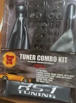RS-1 Racing Tuner Combo Kit Silver Carbon Fiber Look! Shifter Pedal 11 Pc. Fixed Price $45.00.