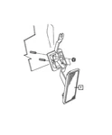 Genuine Mopar Accelerator Pedal 68580344AA. Fixed Price $164.15.
