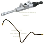 Febi Transmission Clutch Master Cylinder + Pipe Hose Feed Line For Bmw 92-94 E36. Fixed Price $105.95.