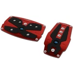 Nrg Aluminum 2PCS Fuel And Brake Foot Pedal Pad Cover Plates Set PDL-250RD. Fixed Price $35.00.
