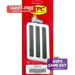 Racing Power R8500POL, One Polished Aluminum Brake Pad With Rubber Inse. Fixed Price $58.68.