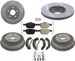 Disc Brake Rotors Semi Metallic Pads Drums Shoes Fits Ford Transit 2010-13. Fixed Price $352.00.