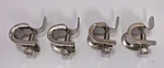 Set Of 4 1955-1966 Chevrolet Oldsmobile Buick Fender Skirt Mounting Clips. Fixed Price $15.99.