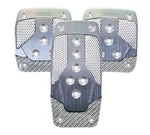 Nrg Innovations For Aluminum Sport Pedal M/t - Gunmetal W/silver Carbon. Fixed Price $38.33.
