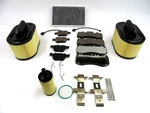 Maserati Levante Front & Rear Brake Pads Oil Air Cabin Filter Set Topeuro #534. Fixed Price $325.00.