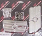 Billet Specialties Universal Pedal Kits Grooved Polished 198622. Fixed Price $224.95.