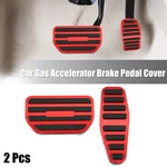 2PCS Car Gas Accelerator Brake Pedal Cover For Suzuki Jimny JB64W 18-22 Red. Fixed Price $16.55.