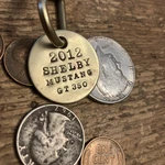2012 Ford Shelby Mustang GT-350 Brass Key Fob Carroll Cobra Pony. Fixed Price $16.95.