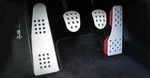 Rennline Black Aluminum Pedal Set 4 Pc Perforated Fits Porsche 996/997/986/987. Fixed Price $267.40.