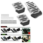 Silver Non-slip Manual Transmission Brake Foot Pedal Pad Cover Car Accessories. Fixed Price $11.39.