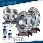 Front Rear Drilled Slotted Rotor Ceramic Pad For 2004 2005 Acura Rsx Honda Civic. Fixed Price $139.64.