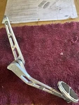 Lokar BAG-6104 Standard Oval Throttle Pedal, Brushed Billet Aluminum (no Box). Fixed Price $119.99.