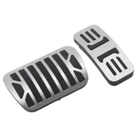 2 Pcs Automatic Foot Pedal Pads Accelerator Covers For Jaguar Xf Xj. Fixed Price $37.89.