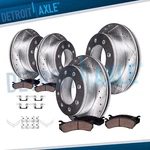4WD Front Rear Drilled Rotor Brake Pad Ford Excursion F-250 F-350 Super Duty. Fixed Price $309.71.