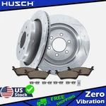 6-LUG Rear Drilled Rotors + Ceramic Brake Pads 2012 2013 2020 Ford F-150. Fixed Price $174.99.