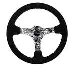 Nrg Innovatios 350MM Deep Dish Steering Wheel Suede Solid Spoke 3". Fixed Price $217.98.