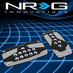 Nrg PDL-450BK Aluminum W/carbon Fiber Trim Transmission Pedal Cover Plates. Fixed Price $28.00.