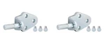 Pair Windshield Slide Arm Pivot Brackets W/ Rivets 1932 Ford 5-WINDOW Coupe. Fixed Price $34.99.