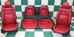 *wear* 22' Mustang Coupe Red Black Leather Heat Cool Power Buckets Rear Seats Oe. Fixed Price $1804.99.