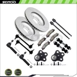 For 2006-07 Chevrolet Monte Tie Rod End Sway Bar Link With Brake Rotor Pad. Fixed Price $127.86.