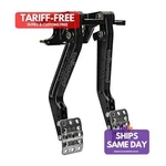 Wilwood 340-16833, Kit Black Aluminum Dual Pedal Assy Adj Fw Swing Offset Clutch. Fixed Price $380.17.