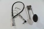 Universal Gas Pedal 24" Throttle Cable Firewall Mount Hot Rod Street Alum. Fixed Price $59.95.