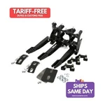Tilton 72-616, One Black Aluminum Triple Pedal Assy. Underfoot Mount Perfor. Fixed Price $851.35.