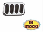 Lokar SG-6008 Chrome Rubber Brake Pedal Pad Standard 3" X 2". Fixed Price $82.95.