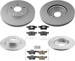 F&r Ameribrakes Geo Coated Disc Rotors Pads For 18-22 Honda Accord Ex-l. Fixed Price $242.00.