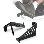 Pair Front Door Foot Pegs Rest Exterior Hinge Pedal For 2007-18 Jeep Wrangler Jk. Fixed Price $18.04.