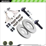 For 2006-2011 Buick Lucerne Front Control Arm Tie Rod End With Brake Rotor Pad. Fixed Price $197.59.