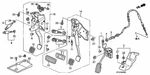 Genuine Honda Pedal Assembly Brake 46600-S9A-A01. Fixed Price $86.63.