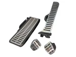 12 13 Volkswagen Golf Aluminum Pedal Set Gas Brake Clutch Footrest 1K1721503AN. Fixed Price $100.00.