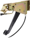 Lokar Foot Operated Park Brake Assembly With Black Solid Ball Milled Billet Arm. Fixed Price $444.99.