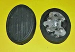 1935 36 37 38 39 40 41-54 Mopar Oval Pedal Pads Plymouth Dodge Desoto Chrysler. Fixed Price $34.95.