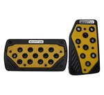 Black And Yellow Universal Sports Pedal Pad Non Slip Automatic Car Neutron Style. Fixed Price $19.99.