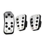 Metal Sport Pedal Covers Ford Fiesta MK7.5 08-17 Manual Gas Brake Clutch. Fixed Price $26.85.