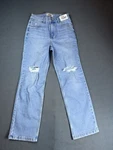 Wrangler Women's High-rise Rodeo Straight Leg Crop Jean Rough Stream Nwt 0/25. Fixed Price $26.24.