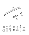 Genuine Mopar Plastic Rivet 5182684AA. Fixed Price $12.73.
