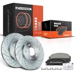 A-premium Front Drilled Brake Rotors & Ceramic Pads For Chevrolet Pontiac Saturn. Fixed Price $132.28.