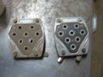 Apc American Products Co. Non Slip Pedal Covers Brake & Clutch. Fixed Price $16.99.