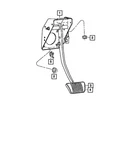 Genuine Mopar Non Adjustable Pedal Assembly 68303341AD. Fixed Price $90.21.