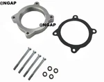 Billet Silver Aluminum Throttle Body Spacer 11-20 Ford Mustang 5.0L V8 Gt. Fixed Price $55.99.