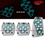 Universal Neon Glow Green 3PCS Racing Pedal Set - Manual M/t. Fixed Price $14.95.