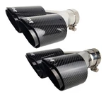 Netami 2.5" To 3.5" Quad Staggered Exhaust Tip Carbon Fiber Stainless Steel B.... Fixed Price $293.88.