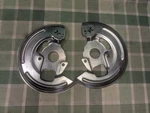 New Reproduction Dii #1006F Pair Camaro Brake Disc Backing Plates 1967 1968. Fixed Price $29.99.
